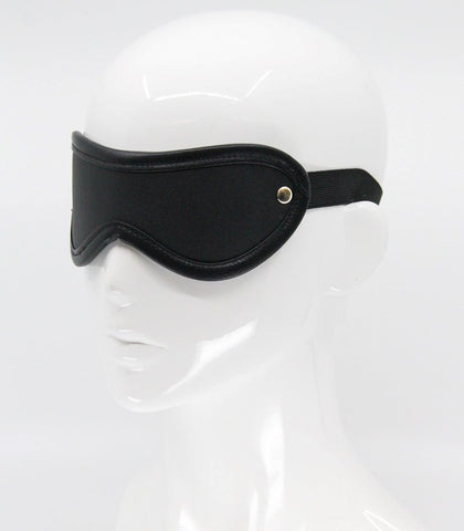 Love In Leather Blindfold with Coloured Hardware Premium Sensory Play - Masks And Blindfolds