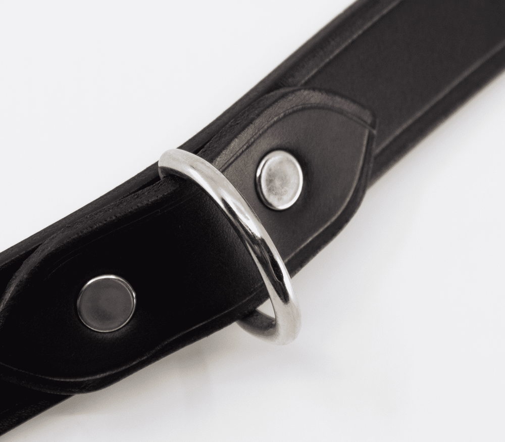 Love In Leather Unlined Italian Leather BDSM Collar - - Collars and Leads