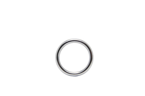 Love In Leather Stainless Steel Mens Cock Ring Seamless Construction - Steel Cock Rings