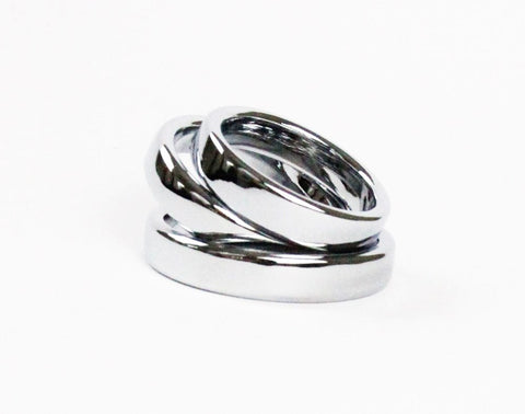 Love In Leather Premium Stainless Steel Fat Boy Ring - Steel Cock Rings