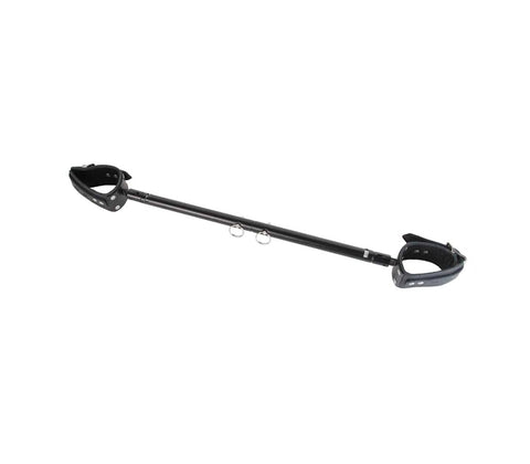Love In Leather Adjustable Spreader Bar with Cuffs Heavy Duty Metal Design - Spreaders and Hangers