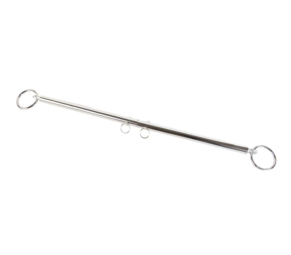 Love In Leather Silver Adjustable Spreader Bar - - Spreaders and Hangers