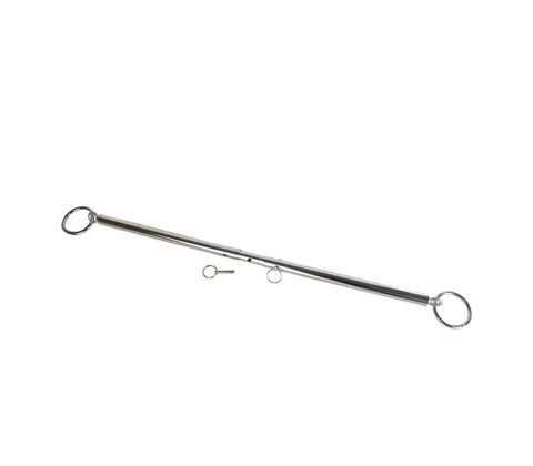 Love In Leather Silver Adjustable Spreader Bar Modular Restraint System - Spreaders and Hangers