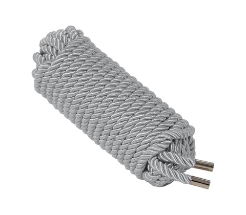 Love In Leather Silky Bondage Play Rope 10m Cotton Core Silk Effect - Cuffs And Restraints
