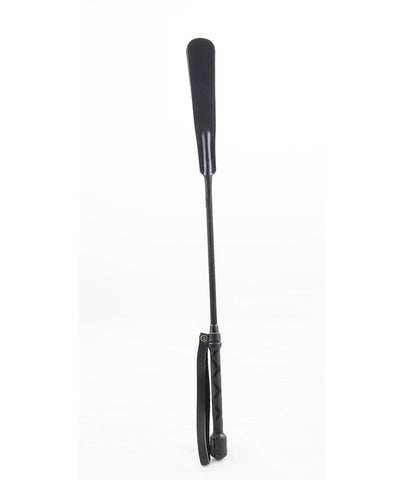 Love In Leather Riding Crop with Leather Slapper Tab Split Design Sound - Whips And Crops