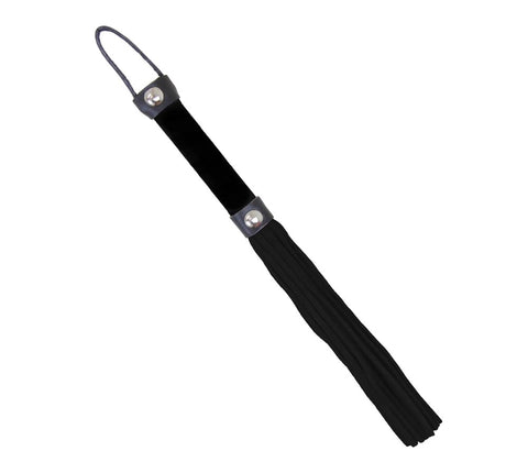 Love In Leather Candy Striped Willy Bondage Whip Premium Suede Impact Play - Whips And Crops