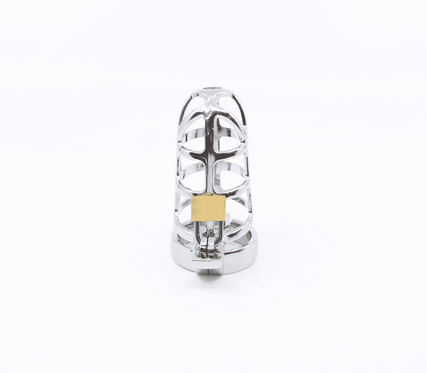 Love In Leather The Spider Web Male Cock Cage Lightweight Chastity Device - Male Chastity