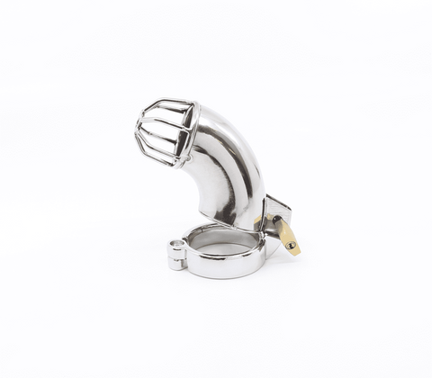 Love In Leather The Hannibal Male Chastity Cock Cage with Hinged Ring System - Male Chastity