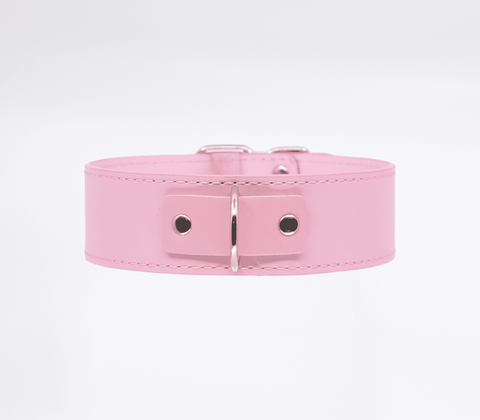 Berlin Baby BDSM Play Unlined PU Collar and Lead Power Exchange Control Set - Collars and Leads