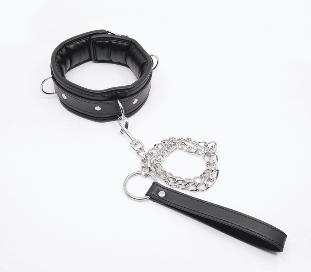 Berlin Baby Padded BDSM Collar With Lockable Buckle - - Collars and Leads