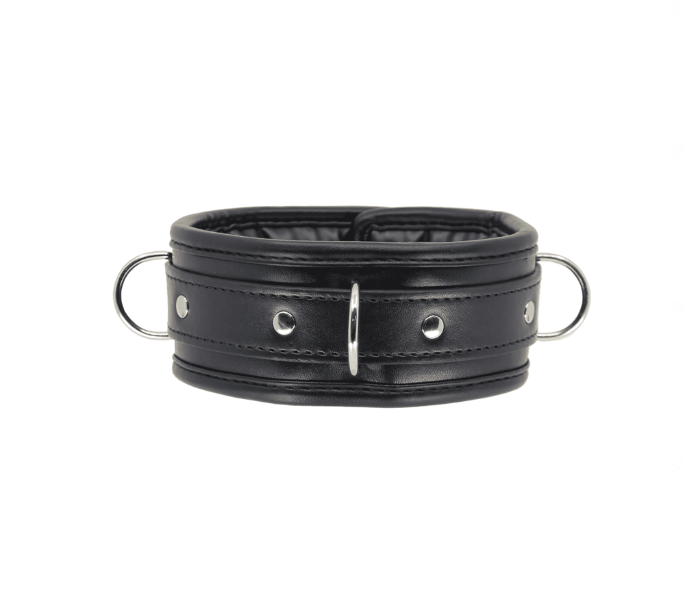 Berlin Baby Padded BDSM Collar With Lockable Buckle - Default Title - Collars and Leads
