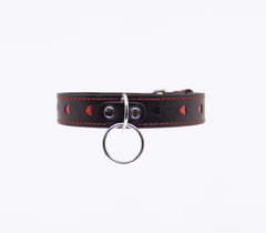 Berlin Baby Metallic Red Love Heart Collar - - Collars and Leads