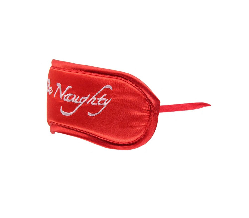 Berlin Baby Be Naughty BDSM Play Blindfold - White Red - Masks And Blindfolds