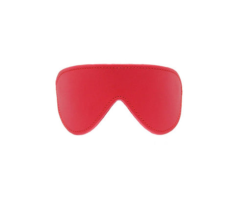 Berlin Baby Faux Leather Blindfold with Faux Fur Lining Shaped Cut Design - Masks And Blindfolds