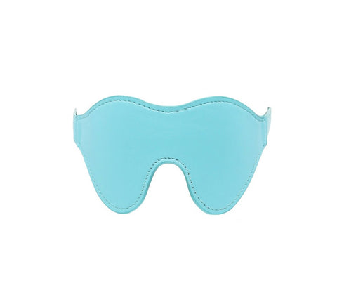 Berlin Baby Turquoise Faux Leather Blindfold Complete Sensory Deprivation - Masks And Blindfolds