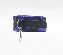 Berlin Baby Satin and Lace BDSM Play Collar - - Collars and Leads