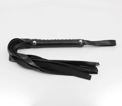 Berlin Baby Basic PU Leather Bondage Flogger - - Whips And Crops