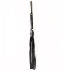 Berlin Baby Basic PU Leather Bondage Flogger - Black - Whips And Crops