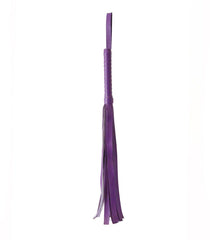 Berlin Baby Basic PU Leather Bondage Flogger - Purple - Whips And Crops