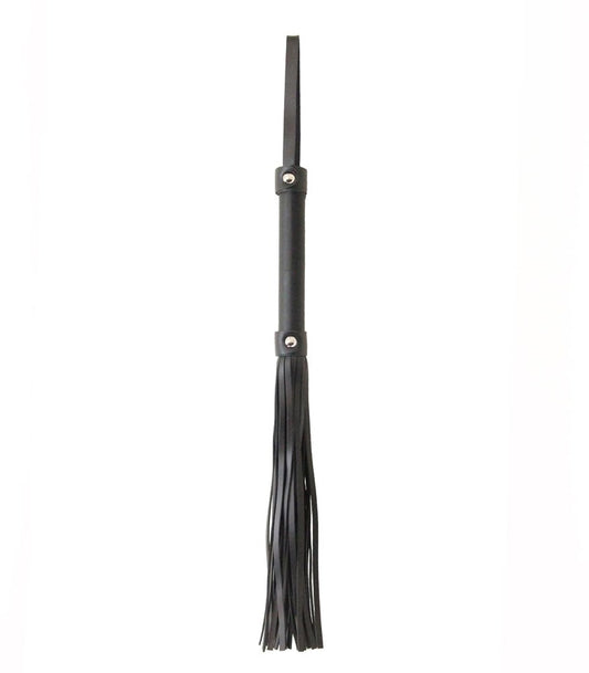 Berlin Baby Long Faux Leather Bondage Flogger - Default Title - Whips And Crops