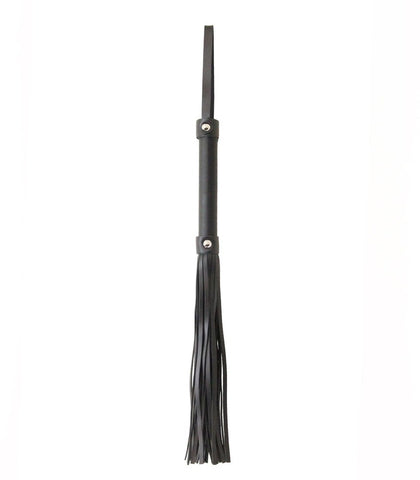 Berlin Baby Long Faux Leather Bondage Flogger 63cm Impact Play Adult Toy - Whips And Crops