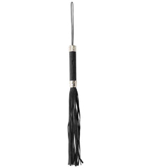 Berlin Baby Metal Tipped BDSM Play Heart Flogger - Black - Whips And Crops