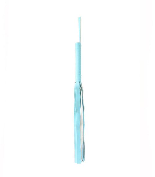 Berlin Baby Turquoise Blue Faux Leather Flogger - Default Title - Whips And Crops