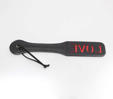 Berlin Baby Love Cut Out Design Slapper Paddles with Dual Tawse Impact - Paddles And Slappers
