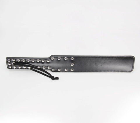 Berlin Baby Long Studded Bondage Paddles Steel Core Extended Reach Impact - Paddles And Slappers