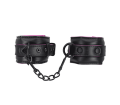 Berlin Baby Padded PU Leather Wrist Cuffs - - Cuffs And Restraints
