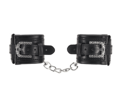 Berlin Baby Diamante Buckle Bondage Wrist Cuffs - - Cuffs And Restraints