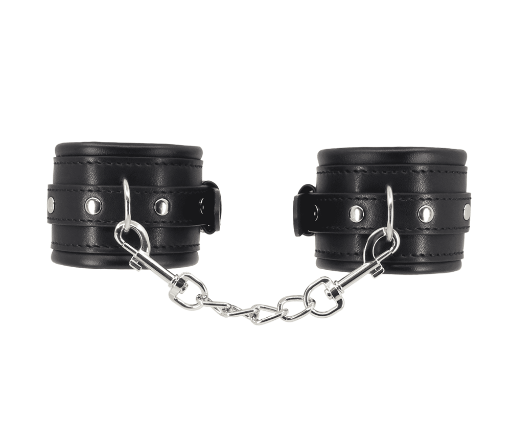 Berlin Baby Diamante Buckle Bondage Wrist Cuffs - Default Title - Cuffs And Restraints