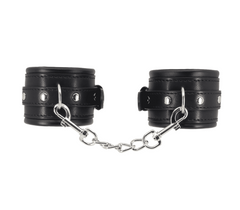 Berlin Baby Diamante Buckle Bondage Wrist Cuffs - Default Title - Cuffs And Restraints