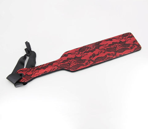 Berlin Baby Lace Paddle Front With Ribbon Wrist Strap Elegant BDSM Impact - Paddles And Slappers