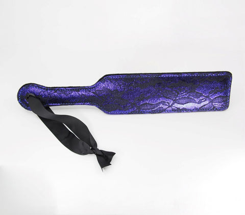 Berlin Baby Lace Paddle Front With Ribbon Wrist Strap Elegant BDSM Impact - Paddles And Slappers