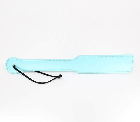 Berlin Baby Turquoise Colour Faux Leather Paddle Steel Core BDSM Impact - Paddles And Slappers