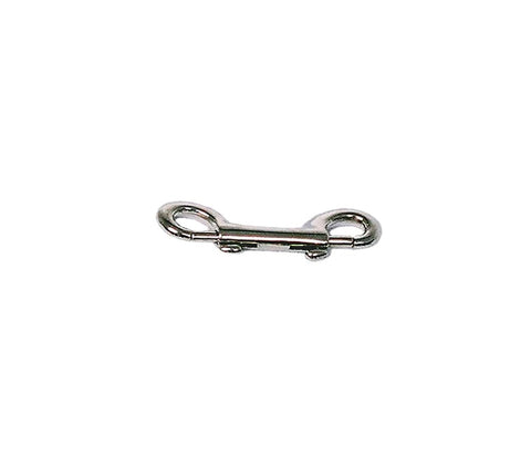 Love In Leather Double Ended Bondage Snap Dual Hook Connection Hardware - Cuffs And Restraints