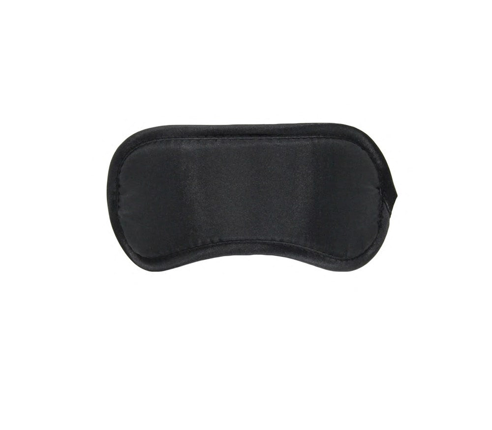Berlin Baby Plain Black Satin BDSM Blindfold - Default Title - Masks And Blindfolds