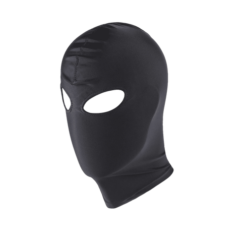 Love In Leather Closed Mouth Design BDSM Hood Open Eye Spandex Restraint - Bondage Hoods