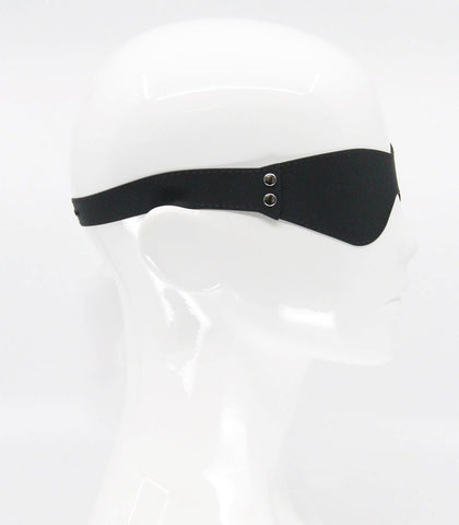 Love In Leather Shaped Silicone Blindfold Complete Light Blocking Design - Masks And Blindfolds