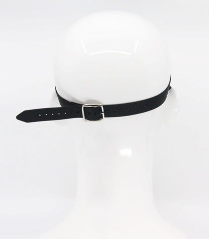Love In Leather Shaped Silicone Blindfold Complete Light Blocking Design - Masks And Blindfolds