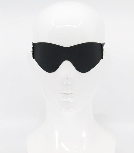 Love In Leather Shaped Silicone Blindfold Complete Light Blocking Design - Default Title - Masks And Blindfolds