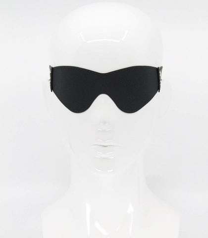 Love In Leather Shaped Silicone Blindfold Complete Light Blocking Design - Masks And Blindfolds