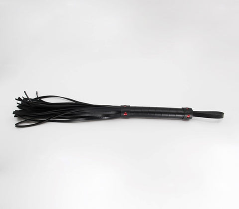 Berlin Baby Faux Leather Flogger With Heart Design Laser Cut Impact Toy - Whips And Crops