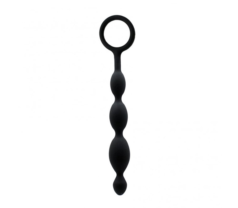 Love In Leather Silicone Anal Play Beads Medical Grade Progressive Design - Default Title - Anal Beads and Balls