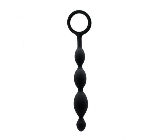 Love In Leather Silicone Anal Play Beads Medical Grade Progressive Design - Default Title - Anal Beads and Balls