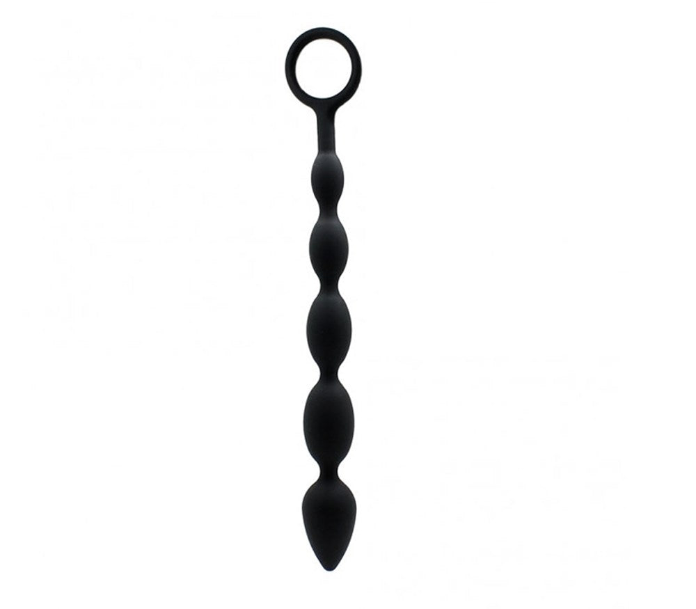 Love In Leather Medical Grade Silicone Anal Beads Extended Length Progressive - Default Title - Anal Beads and Balls