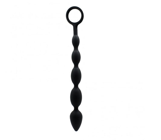 Love In Leather Medical Grade Silicone Anal Beads Extended Length Progressive - Default Title - Anal Beads and Balls