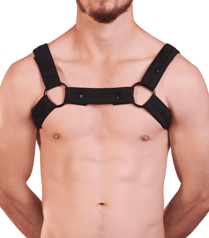 Love In Leather Mens Neoprene Bulldog Brace Adjustable Penis Support - Cuffs And Restraints