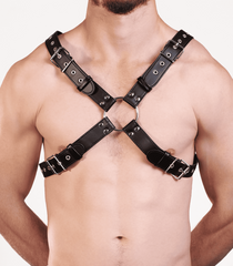 Berlin Baby PU Leather Half Body Bondage Brace - Default Title - Cuffs And Restraints